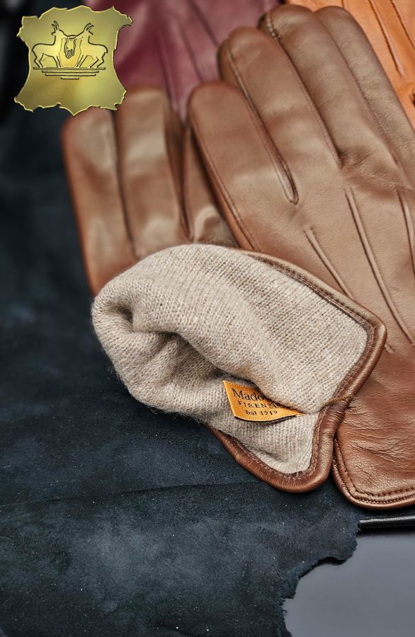 Madova gloves - Mens cashmere lined gloves